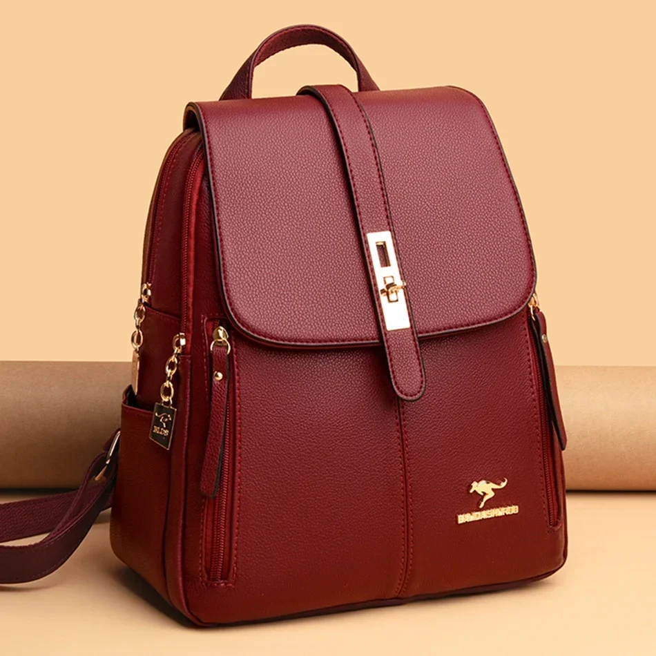 Luxury Bags Leather - Sac à dos en cuir de