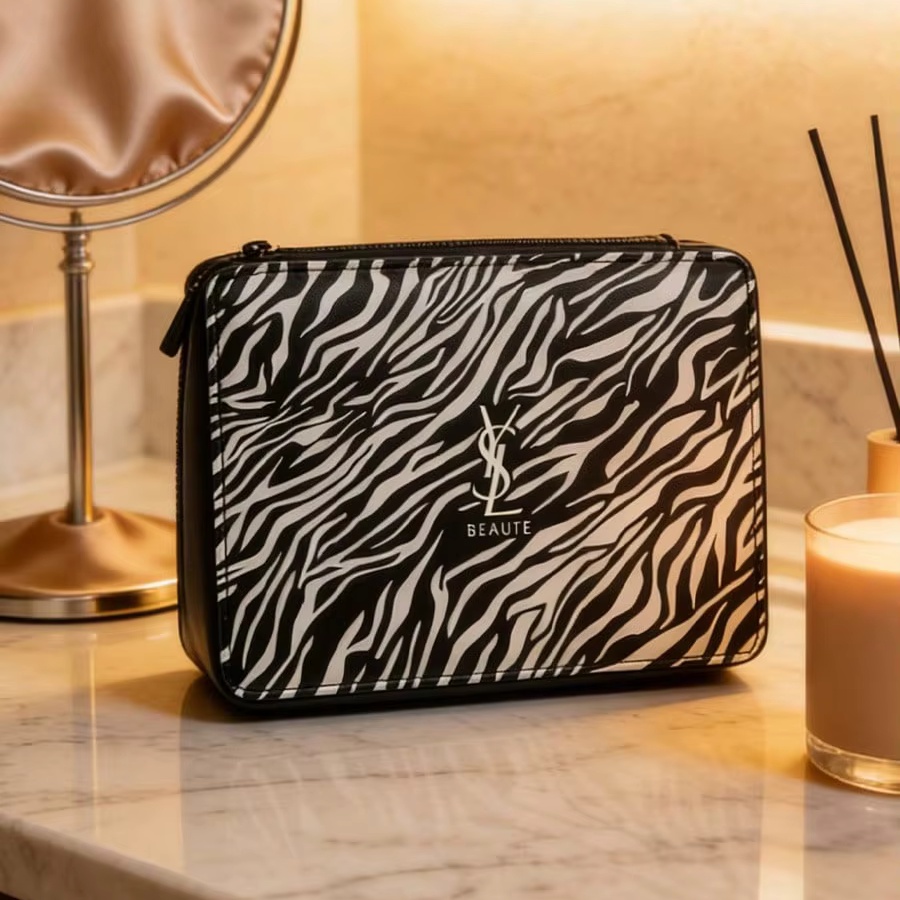 Women Luxury Bags Ysl - Sacs à cosmétiques imprimés zèbre YSL,