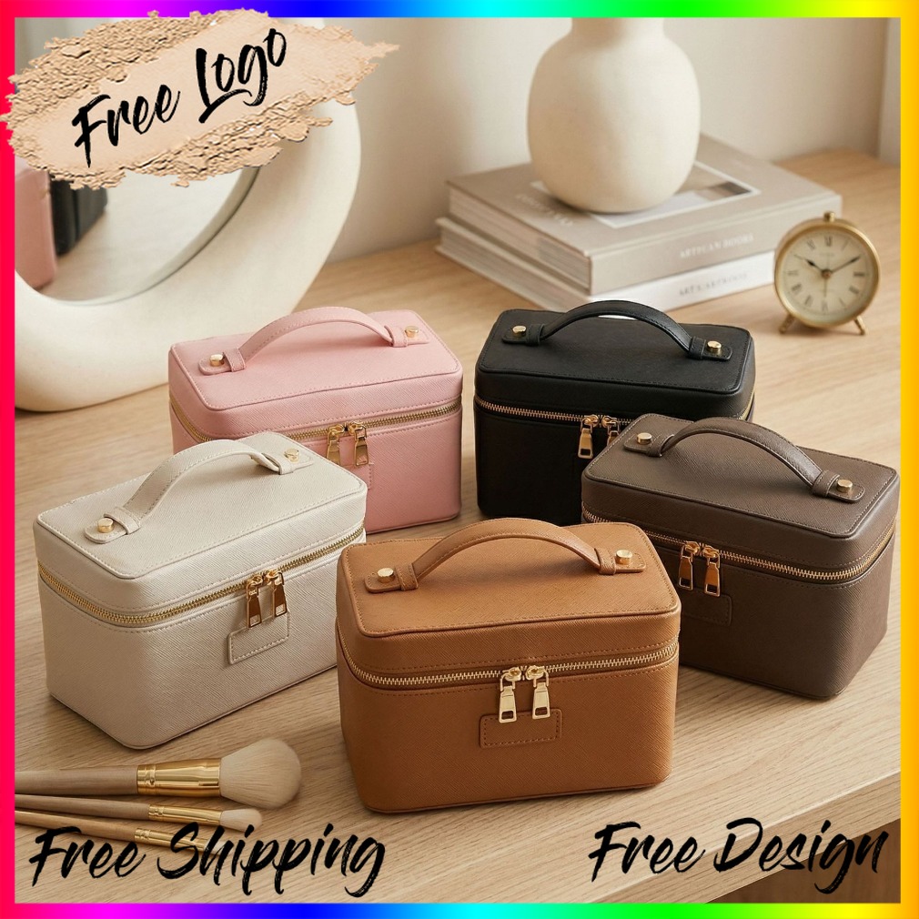 Luxury Bags Leather - Trousse de Maquillage de Luxe en