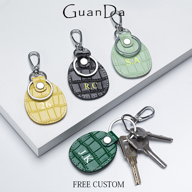 Luxury Bags China Wholesale - Porte-clés de luxe en cuir de