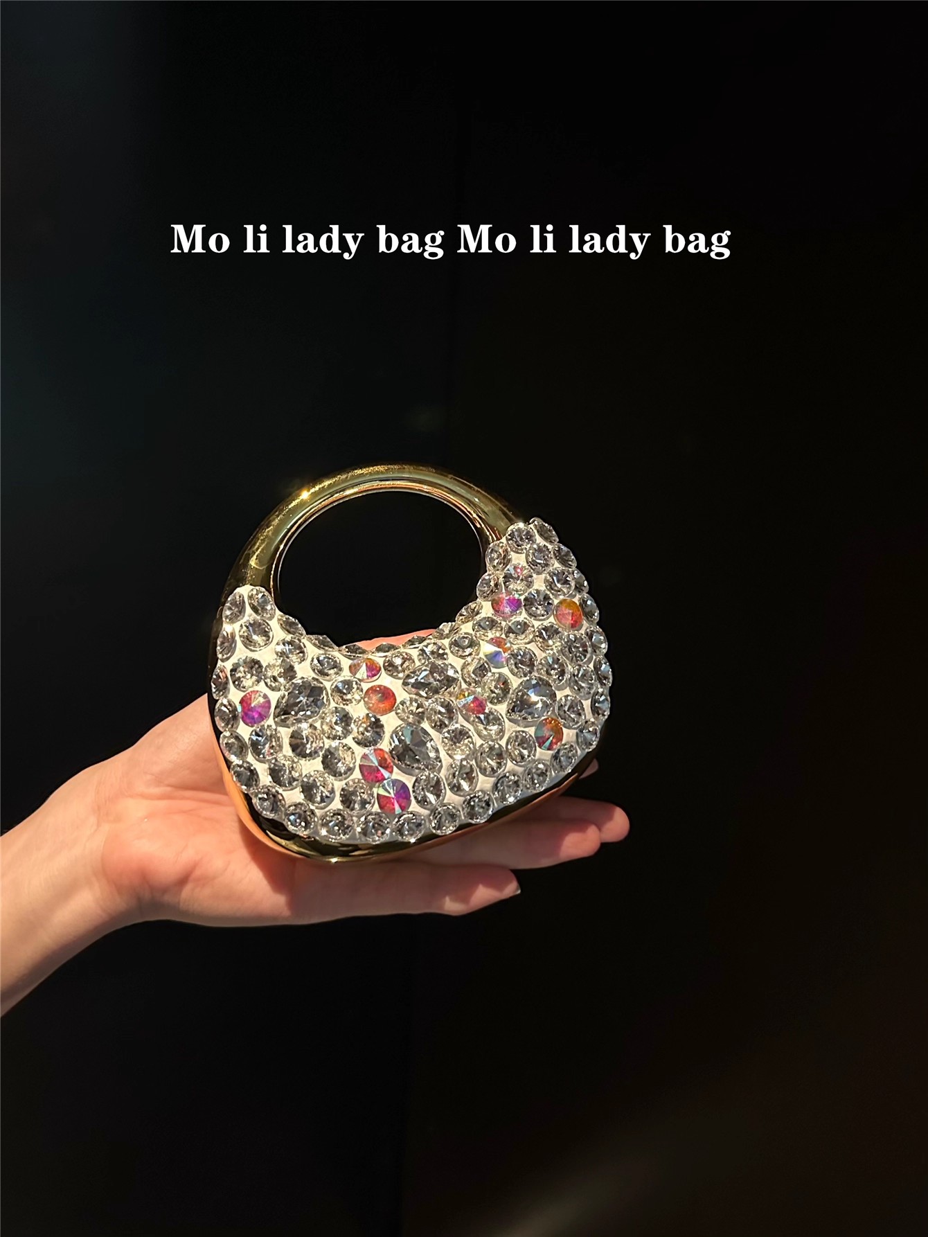 Mini sac en acrylique scintill - Mini Bag Evening Clutch avis et prix