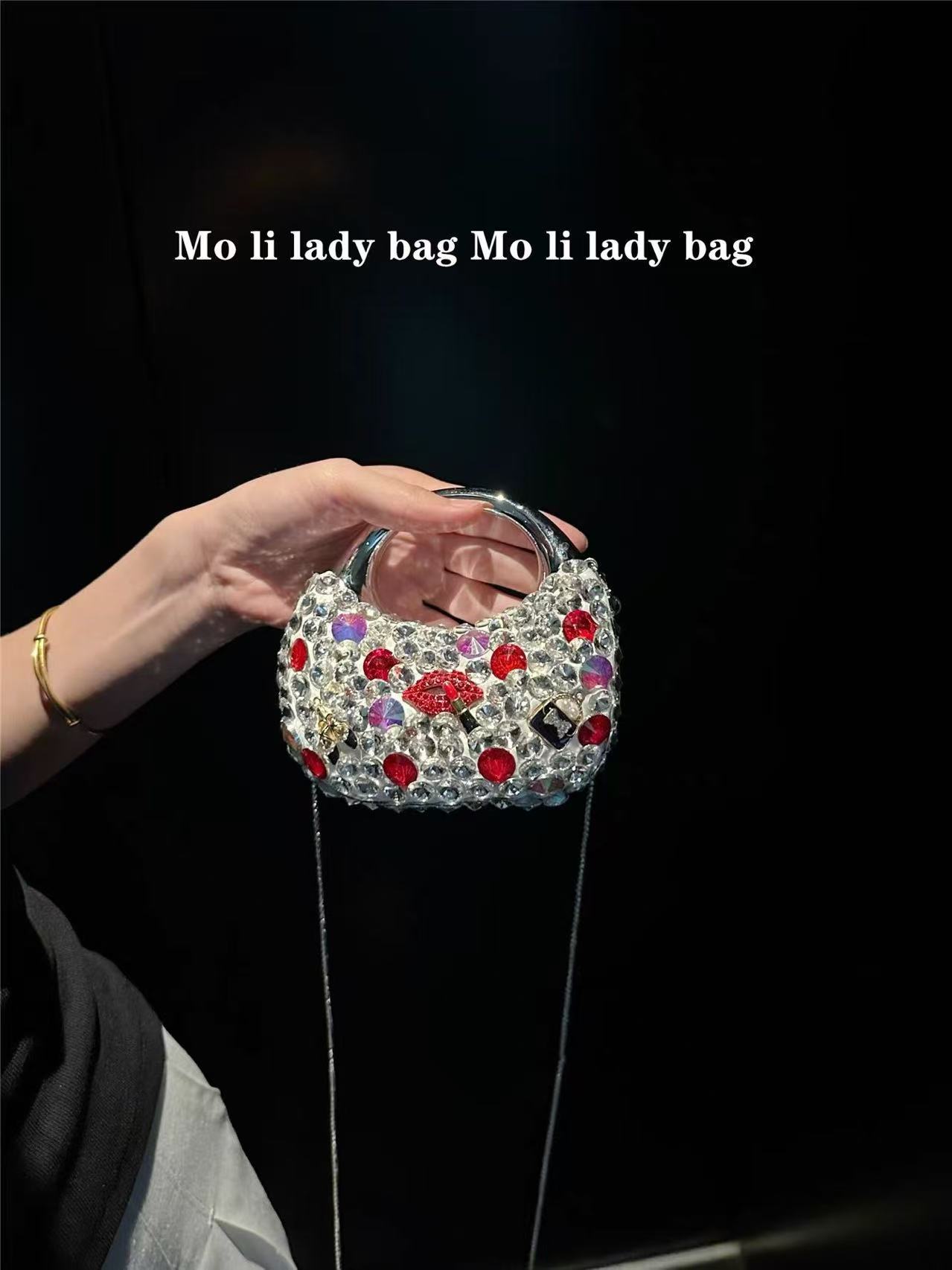 Mini sac en acrylique scintill - Mini Bag Evening Clutch avis et prix