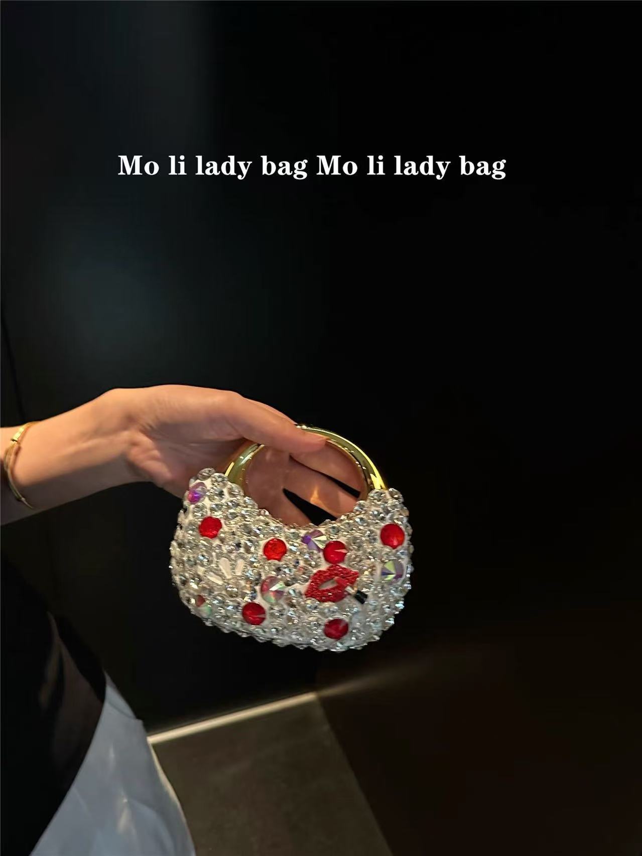 Mini sac en acrylique scintill - Mini Bag Evening Clutch avis et prix