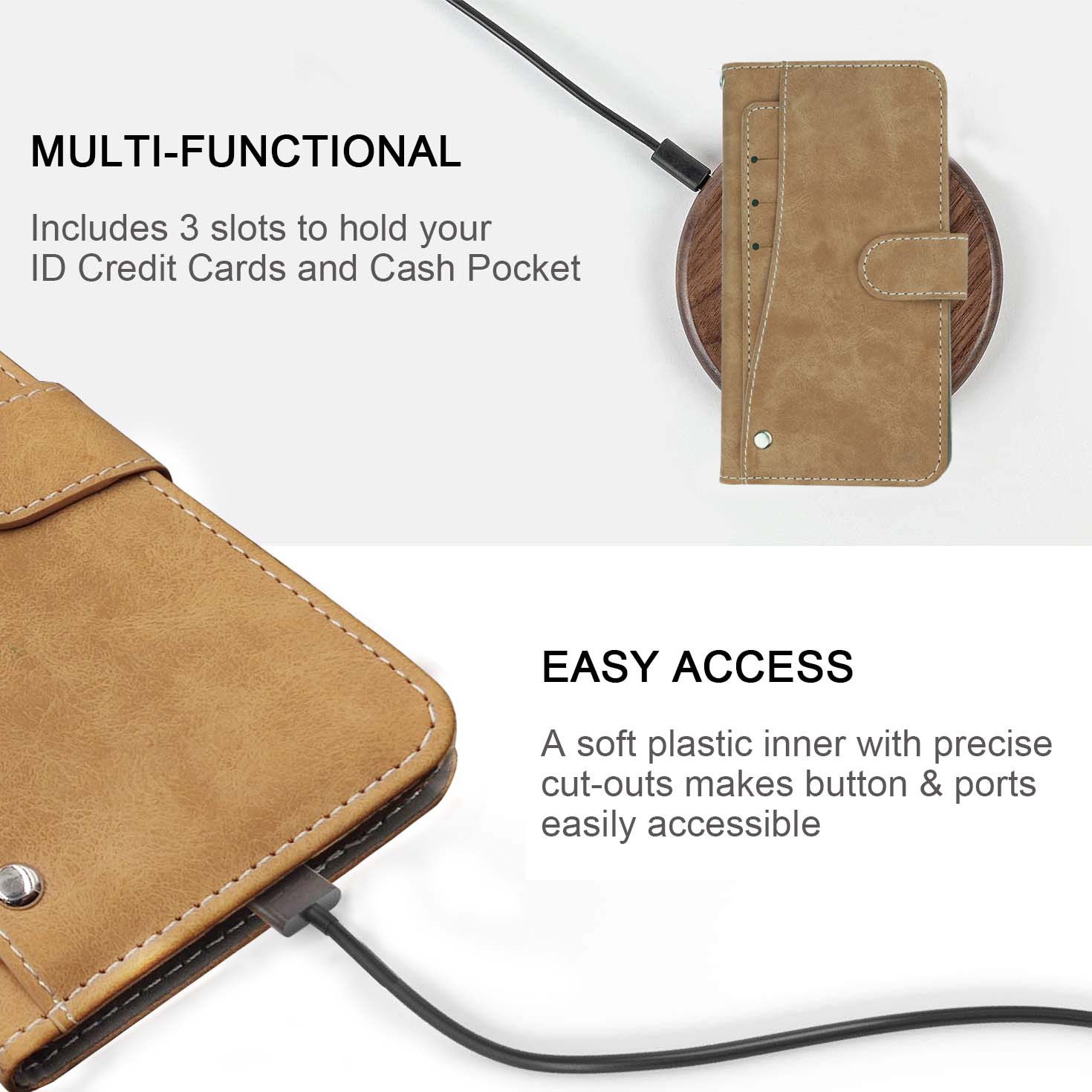 Étui portefeuille en cuir vint - Luxury Bags Outlet avis et prix